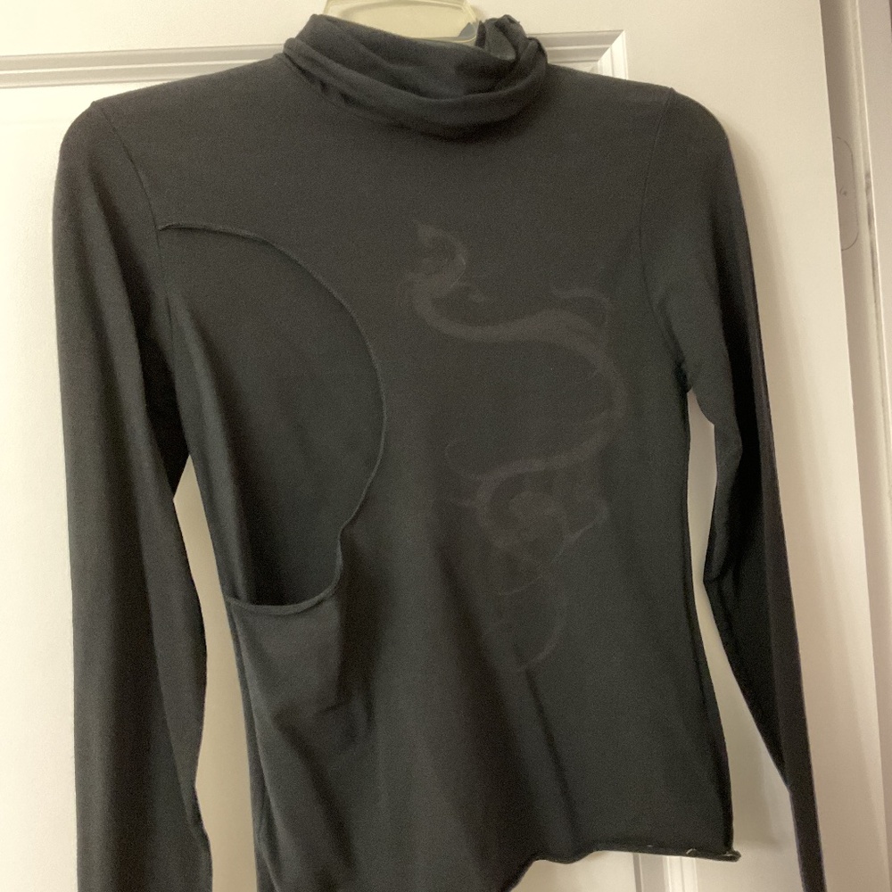 Roberto Cavalli turtleneck black made in Italy size 42 ( USA size 6)